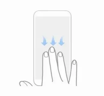 how to screenshot OPPO A57 3 finger gesture_