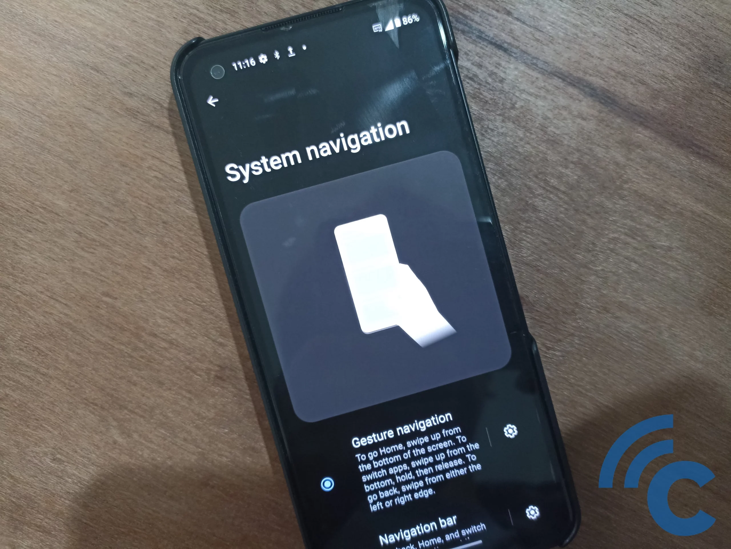 how to change the asus cellphone navigation system