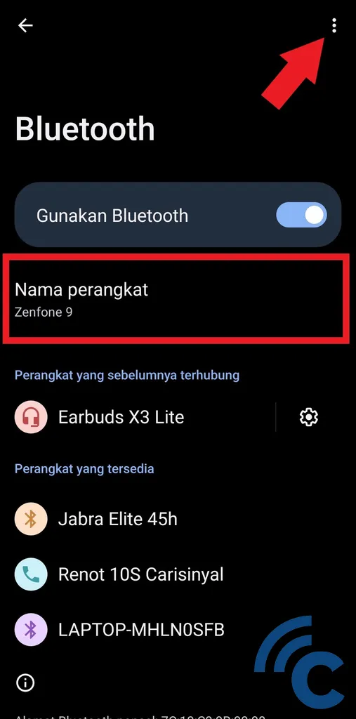 how to change the name of the bluetooth cellphone asus