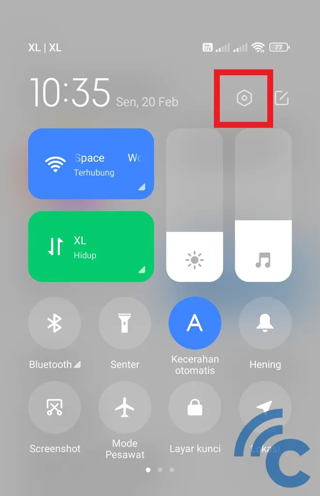 how to change the display of the battery indicator