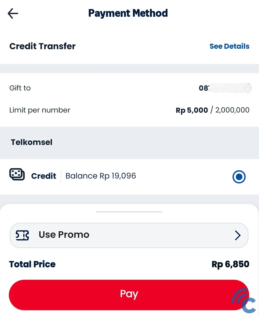 How to transfer Telkomsel credit