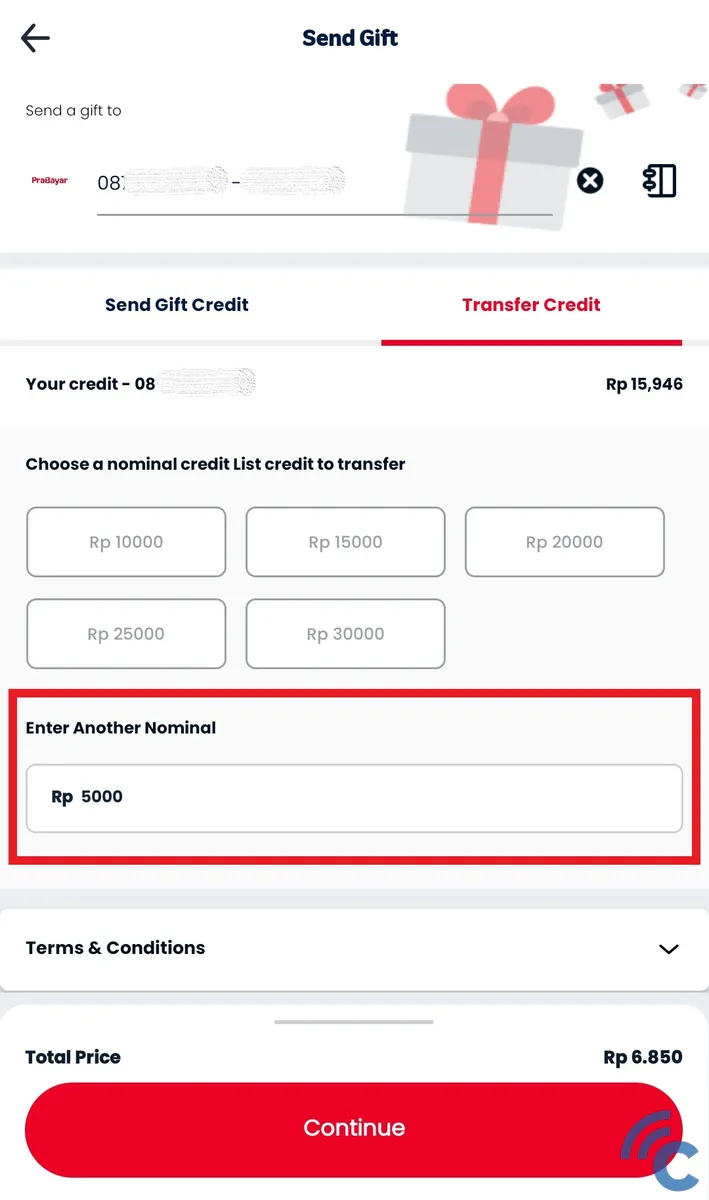 How to transfer Telkomsel credit