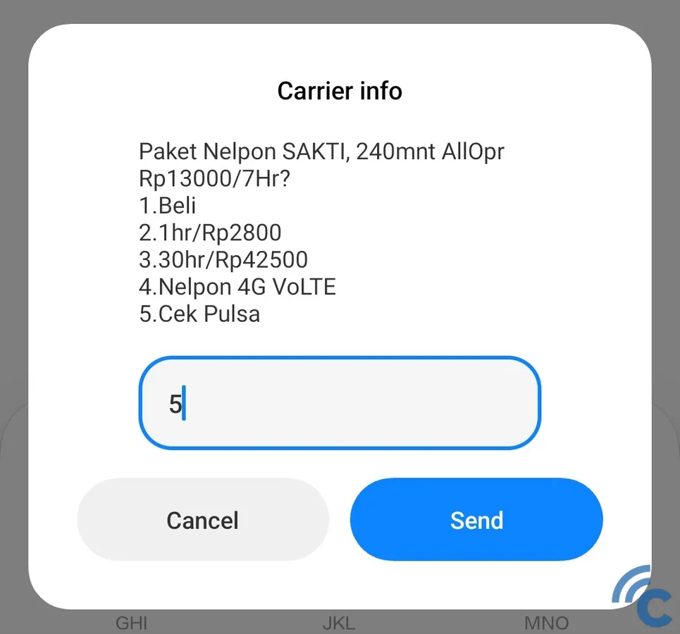 How to check remaining Telkomsel credit